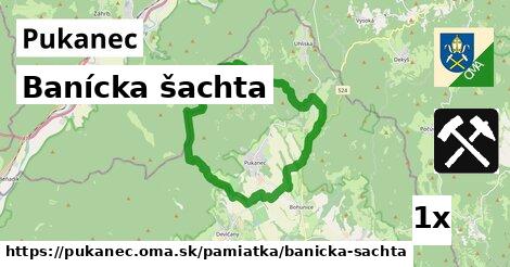 Banícka šachta, Pukanec