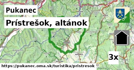 Prístrešok, altánok, Pukanec