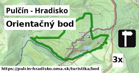 orientačný bod v Pulčín - Hradisko