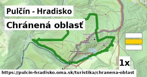 Chránená oblasť, Pulčín - Hradisko