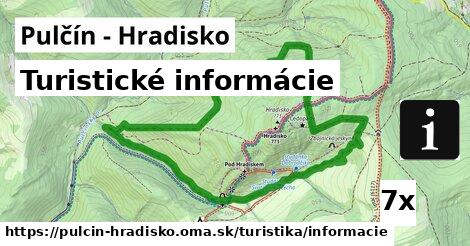 turistické informácie v Pulčín - Hradisko