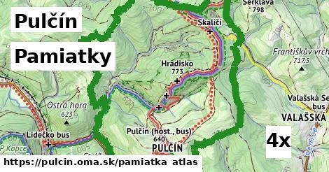 pamiatky v Pulčín