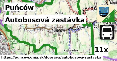 Autobusová zastávka, Puńców