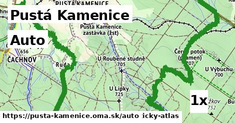 auto v Pustá Kamenice