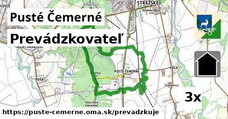 prevádzkovateľ v Pusté Čemerné