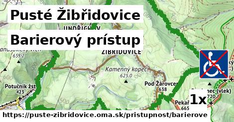 Barierový prístup, Pusté Žibřidovice