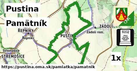 Pamätník, Pustina
