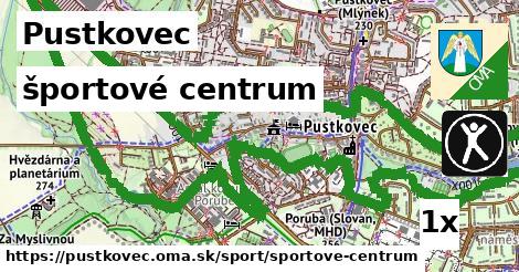 športové centrum, Pustkovec