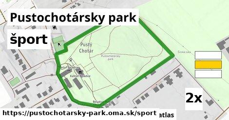 šport v Pustochotársky park