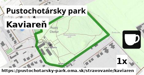 Kaviareň, Pustochotársky park