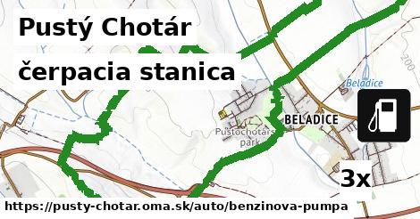 čerpacia stanica, Pustý Chotár