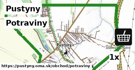 potraviny v Pustyny