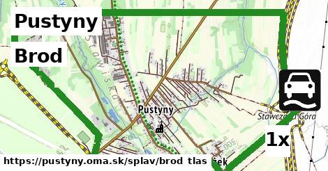Brod, Pustyny