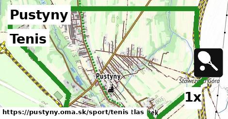 Tenis, Pustyny