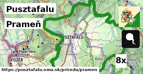 Prameň, Pusztafalu