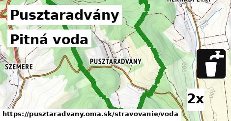 Pitná voda, Pusztaradvány