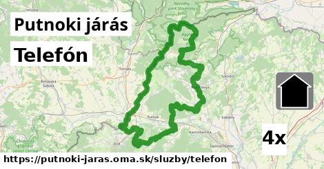 Telefón, Putnoki járás