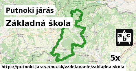 Základná škola, Putnoki járás