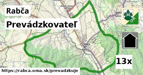 prevádzkovateľ v Rabča