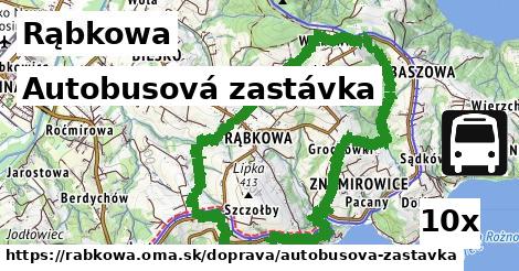 Autobusová zastávka, Rąbkowa