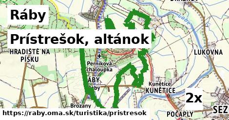 Prístrešok, altánok, Ráby