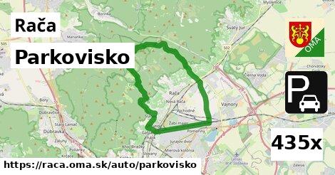 Parkovisko, Rača