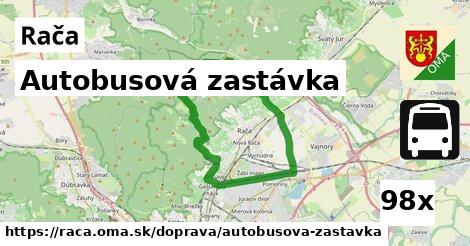 Autobusová zastávka, Rača