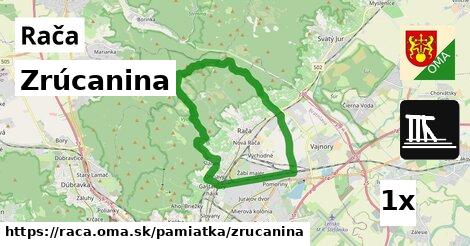 Zrúcanina, Rača