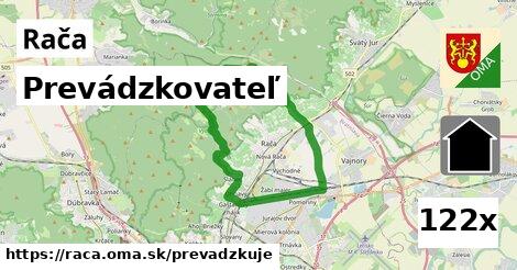 prevádzkovateľ v Rača