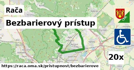 Bezbarierový prístup, Rača