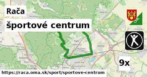 športové centrum, Rača