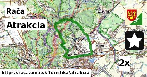 Atrakcia, Rača