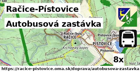 Autobusová zastávka, Račice-Pístovice