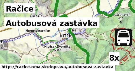 Autobusová zastávka, Račice