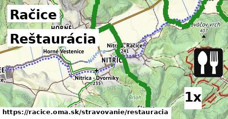 Reštaurácia, Račice