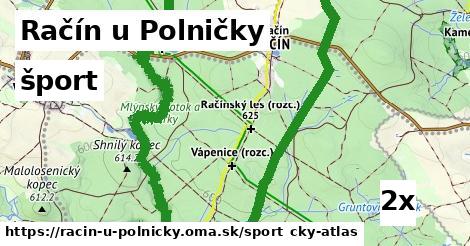 šport v Račín u Polničky