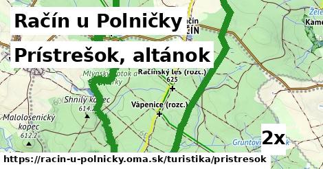 prístrešok, altánok v Račín u Polničky
