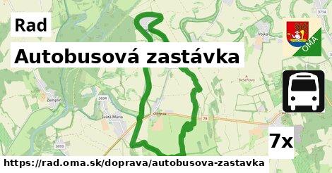 Autobusová zastávka, Rad