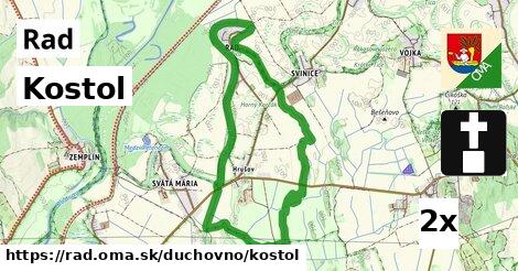 Kostol, Rad