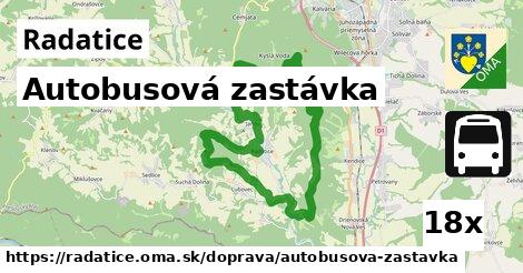 Autobusová zastávka, Radatice