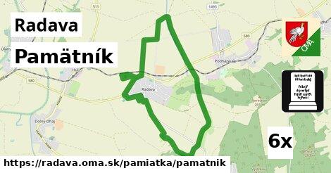 Pamätník, Radava