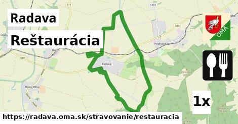 Reštaurácia, Radava