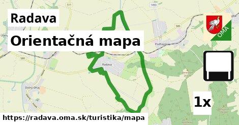 Orientačná mapa, Radava