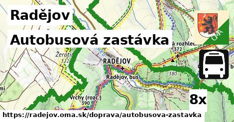 Autobusová zastávka, Radějov