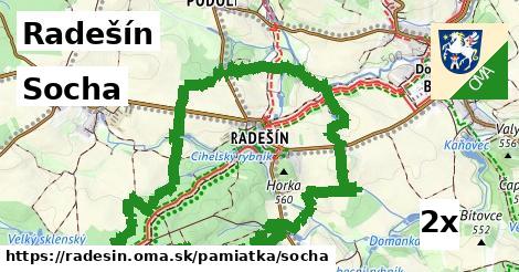 Socha, Radešín