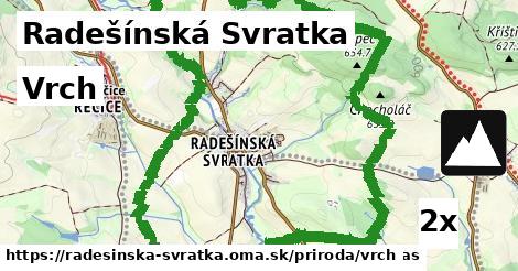 Vrch, Radešínská Svratka