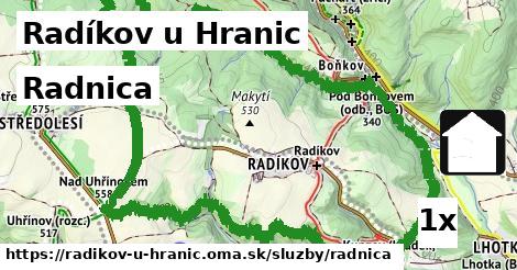 Radnica, Radíkov u Hranic