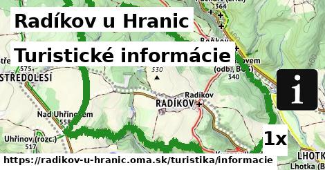 Turistické informácie, Radíkov u Hranic