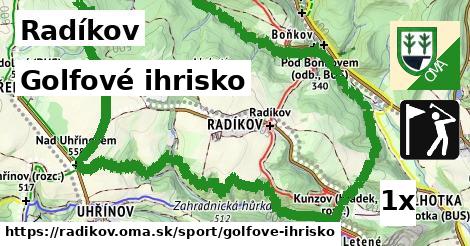 golfové ihrisko v Radíkov