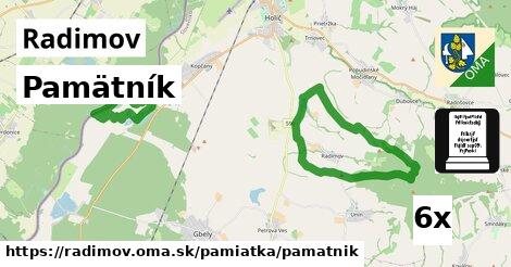 Pamätník, Radimov